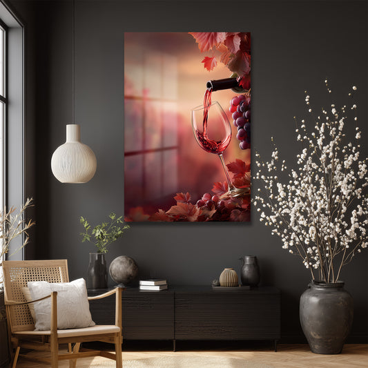 DEKORATİF DİKEY CAM TABLO - TT3282