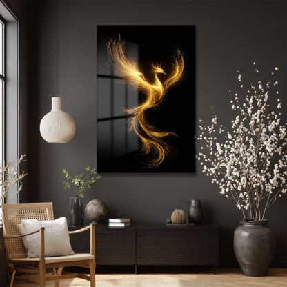 DEKORATİF DİKEY CAM TABLO - TT3346