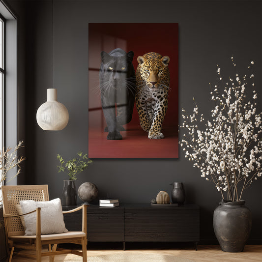 DEKORATİF DİKEY CAM TABLO - TT3284