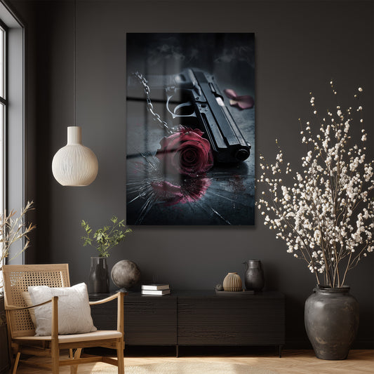 DEKORATİF DİKEY CAM TABLO - TT3285