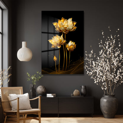 DEKORATİF DİKEY CAM TABLO - TT3349