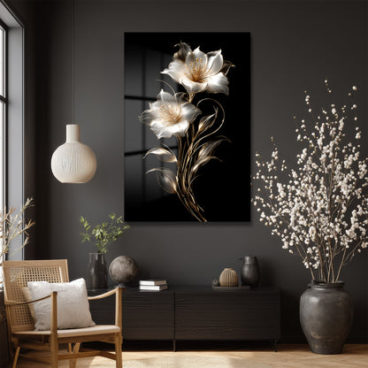 DEKORATİF DİKEY CAM TABLO - TT3409