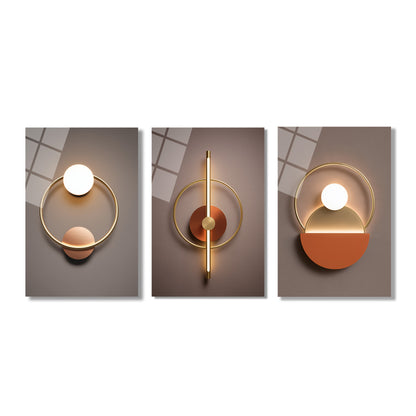 ÜÇLÜ DİKEY CAM TABLO SETİ - TT4147