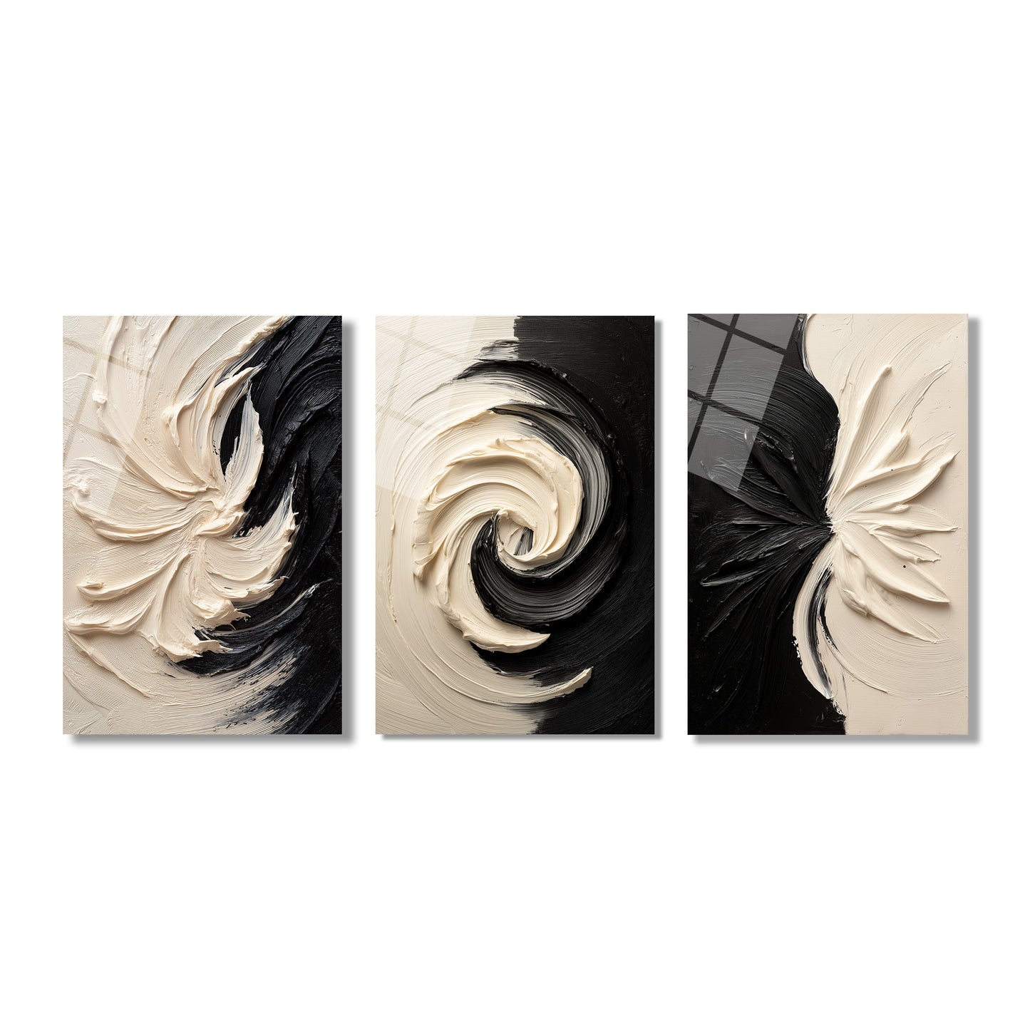 ÜÇLÜ DİKEY CAM TABLO SETİ - TT4148