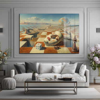 DEKORATİF YATAY CAM TABLO - TT3219