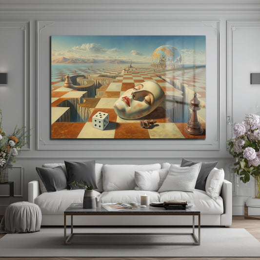 DEKORATİF YATAY CAM TABLO - TT3219