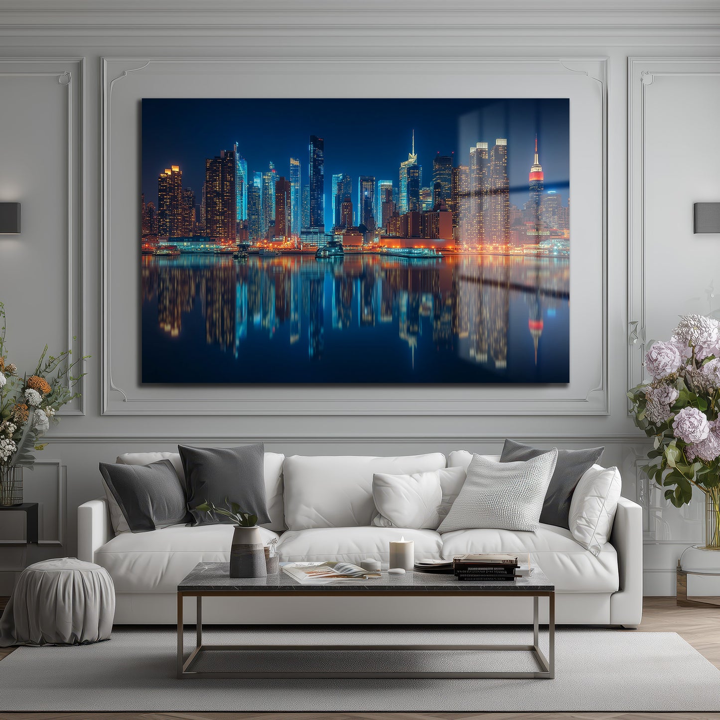 DEKORATİF YATAY CAM TABLO - TT3220