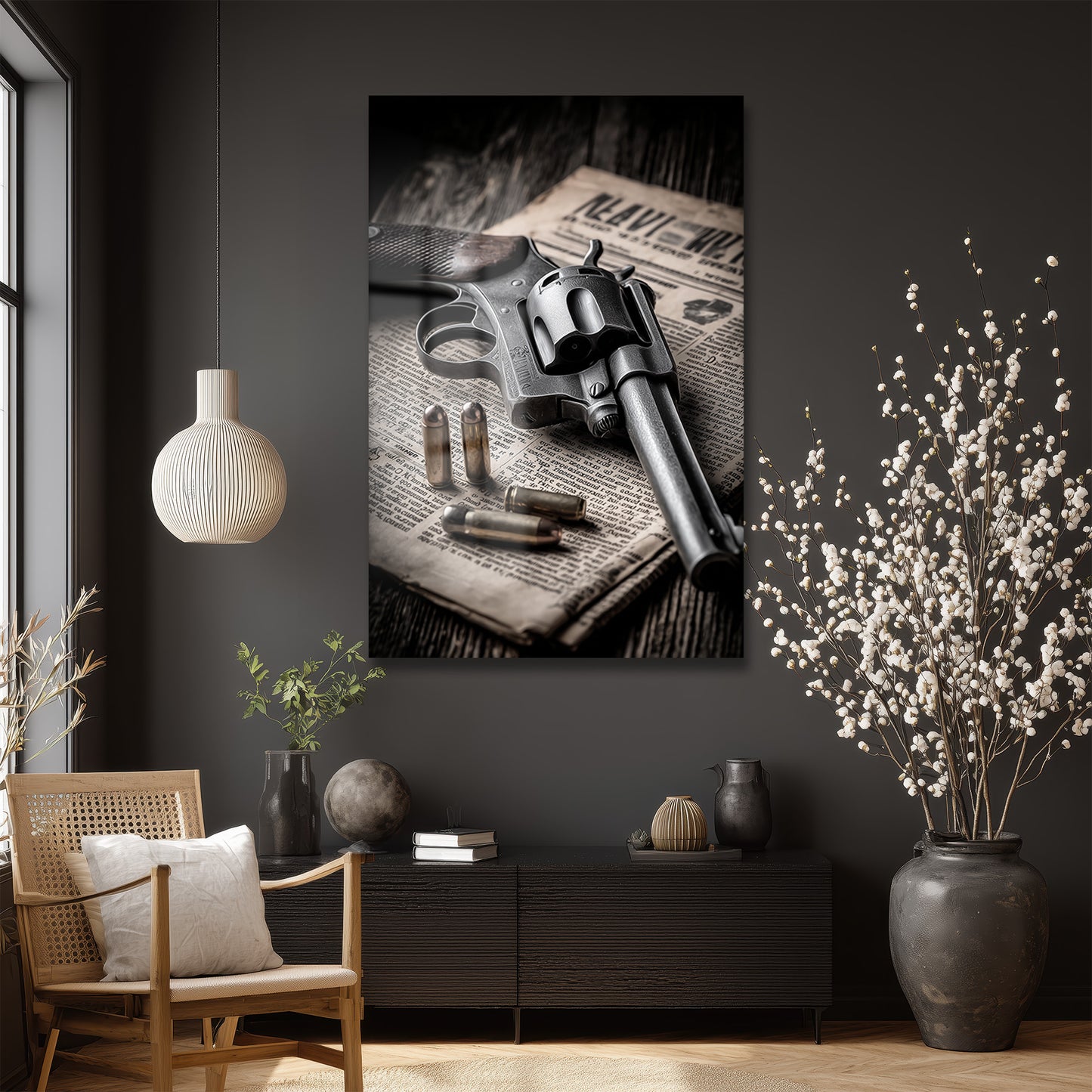 DEKORATİF DİKEY CAM TABLO - TT3287