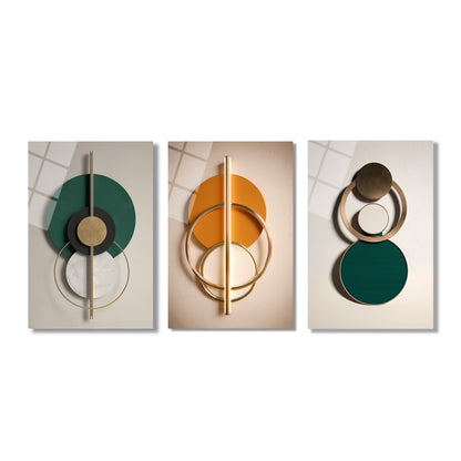 ÜÇLÜ DİKEY CAM TABLO SETİ - TT4162