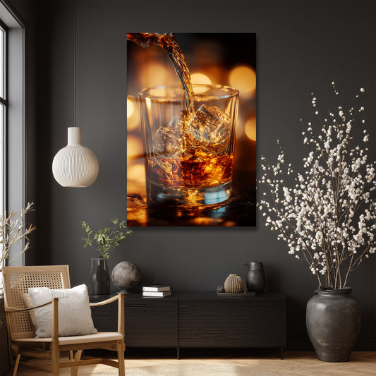 DEKORATİF DİKEY CAM TABLO - TT3289