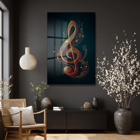 DEKORATİF DİKEY CAM TABLO - TT3485