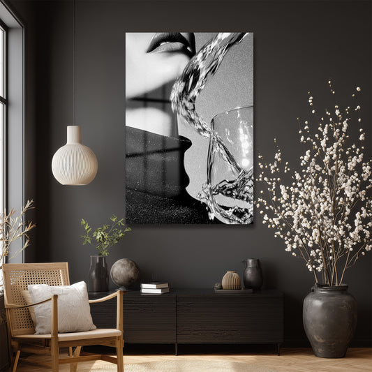 DEKORATİF DİKEY CAM TABLO - TT3290