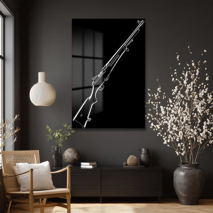 DEKORATİF DİKEY CAM TABLO - TT3354