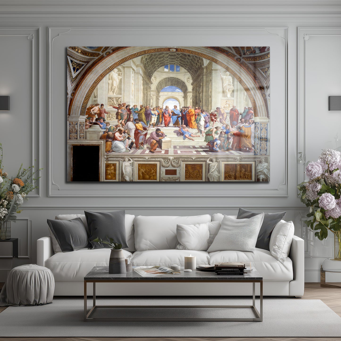 DEKORATİF YATAY CAM TABLO - TT3230