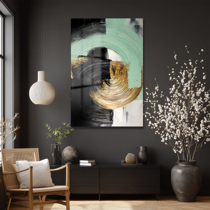 DEKORATİF DİKEY CAM TABLO - TT3421