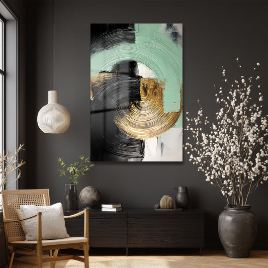 DEKORATİF DİKEY CAM TABLO - TT3421