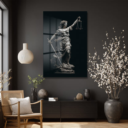 DEKORATİF DİKEY CAM TABLO - TT3432