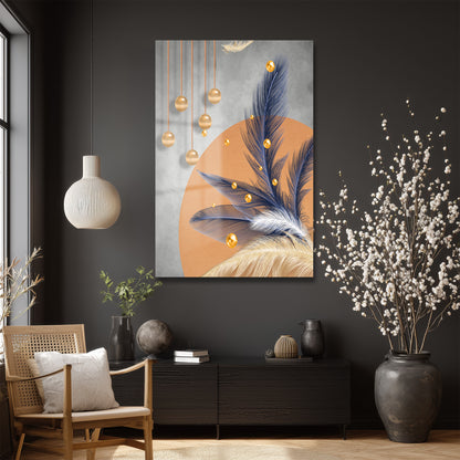 DEKORATİF DİKEY CAM TABLO - TT3497