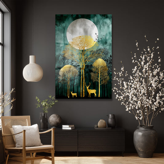 DEKORATİF DİKEY CAM TABLO - TT3426