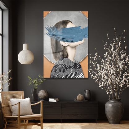 DEKORATİF DİKEY CAM TABLO - TT3498