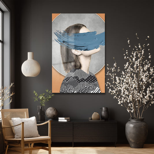 DEKORATİF DİKEY CAM TABLO - TT3498