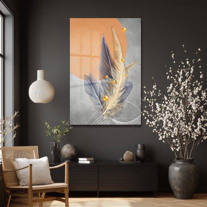 DEKORATİF DİKEY CAM TABLO - TT3499