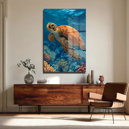 DEKORATİF DİKEY CAM TABLO - TT3429