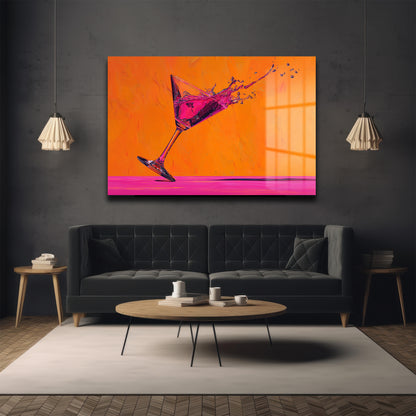 DEKORATİF YATAY CAM TABLO - TT3174