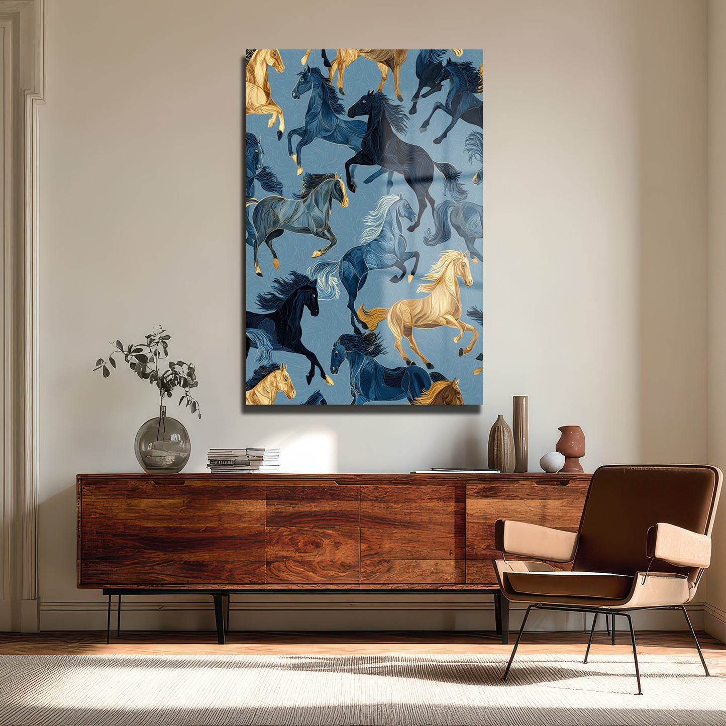 DEKORATİF DİKEY CAM TABLO - TT3430