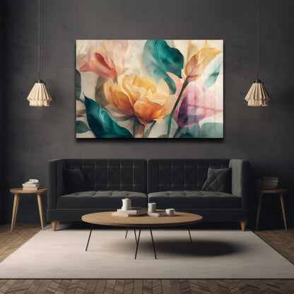 DEKORATİF YATAY CAM TABLO - TT3175