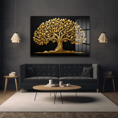 DEKORATİF YATAY CAM TABLO - TT3176