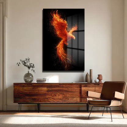 DEKORATİF DİKEY CAM TABLO - TT3362