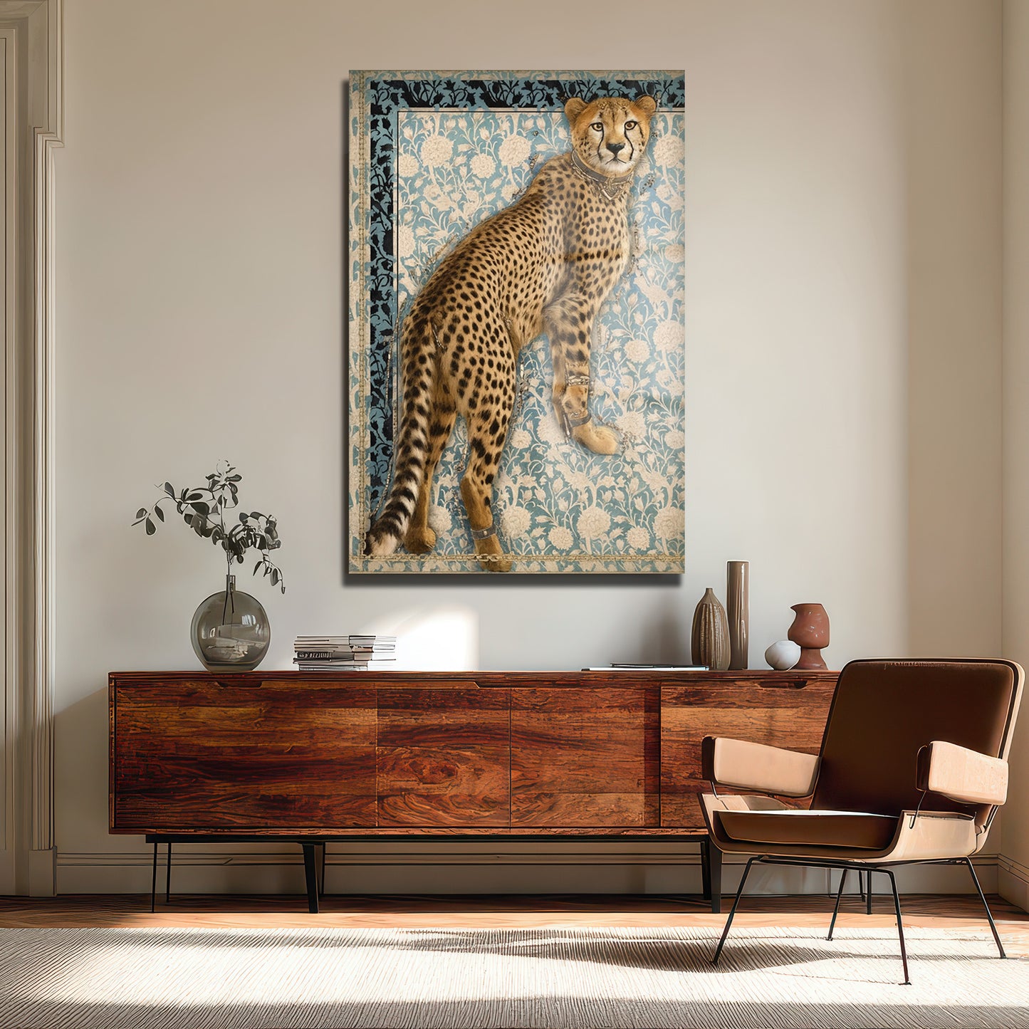 DEKORATİF DİKEY CAM TABLO - TT3367