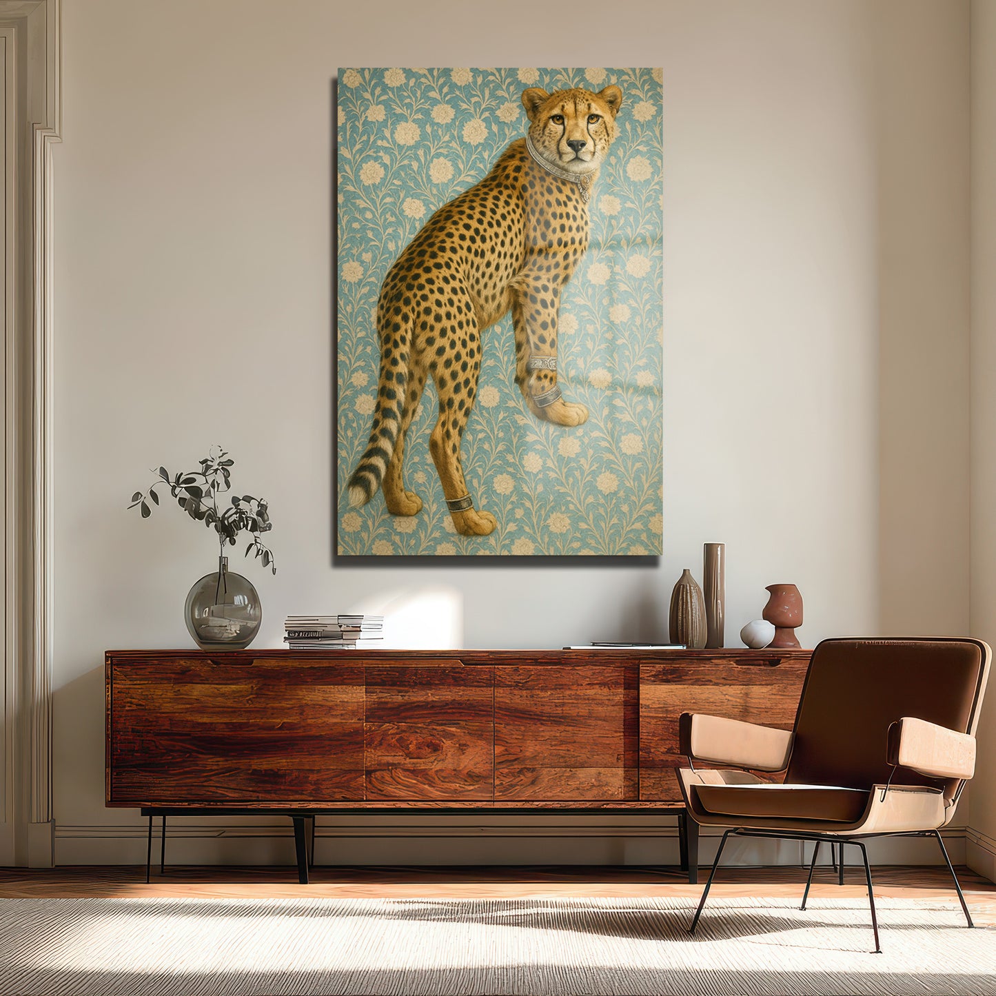 DEKORATİF DİKEY CAM TABLO - TT3368