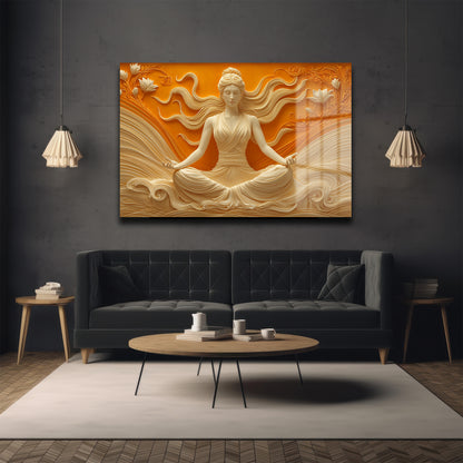 DEKORATİF YATAY CAM TABLO - TT3184