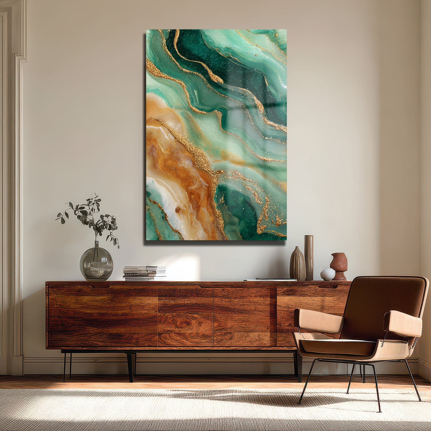 DEKORATİF DİKEY CAM TABLO - TT3440