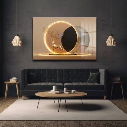 DEKORATİF YATAY CAM TABLO - TT3185