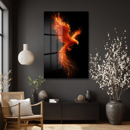 DEKORATİF DİKEY CAM TABLO - TT3362