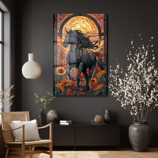 DEKORATİF DİKEY CAM TABLO - TT3434