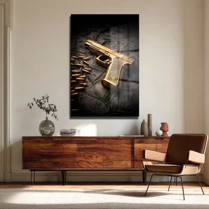 DEKORATİF DİKEY CAM TABLO - TT3373