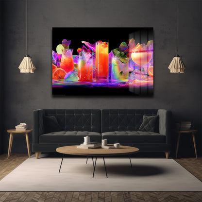 DEKORATİF YATAY CAM TABLO - TT3189