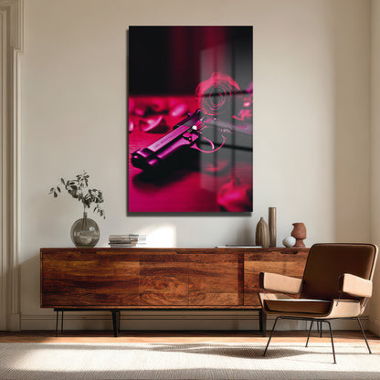 DEKORATİF DİKEY CAM TABLO - TT3326