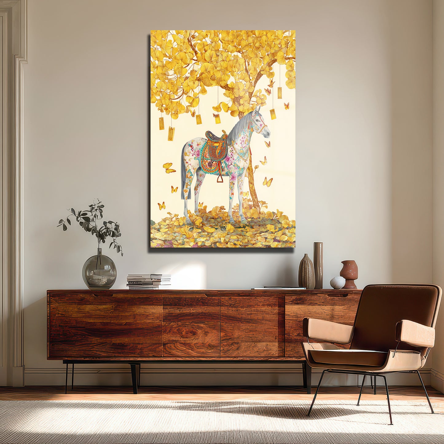 DEKORATİF DİKEY CAM TABLO - TT3379