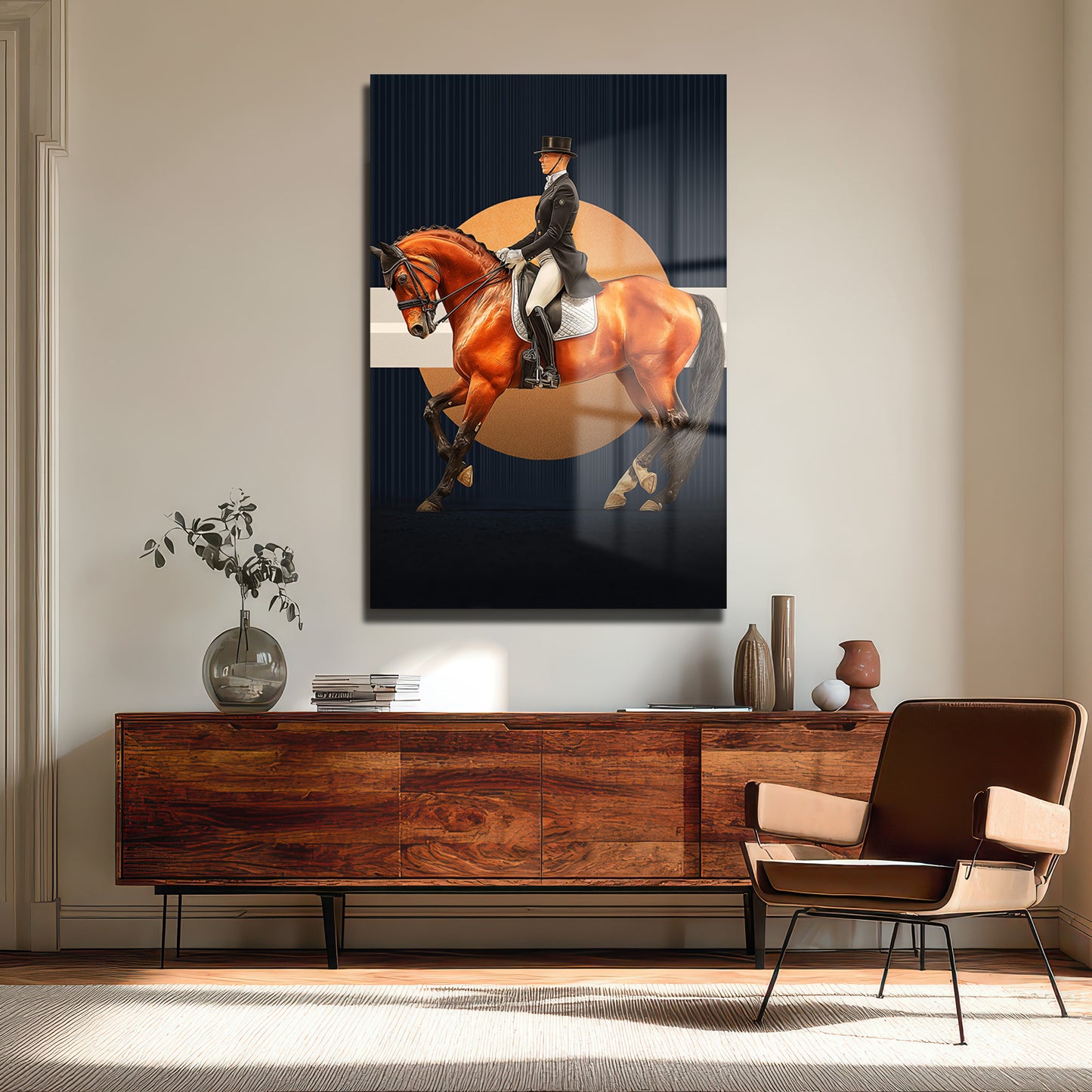 DEKORATİF DİKEY CAM TABLO - TT3452