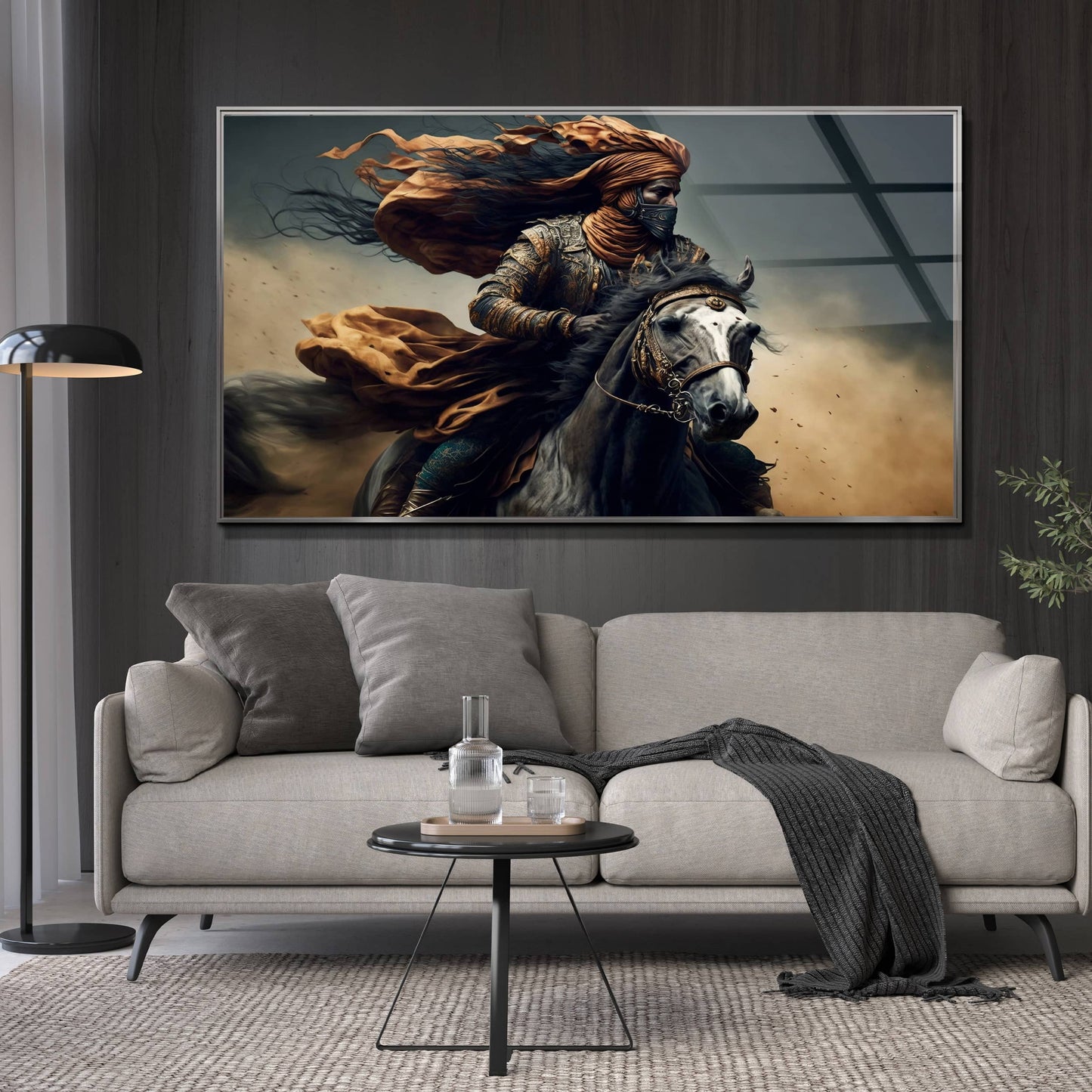 DEKORATİF YATAY CAM TABLO - CF0756