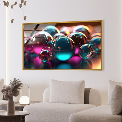 DEKORATİF YATAY CAM TABLO - CF0896