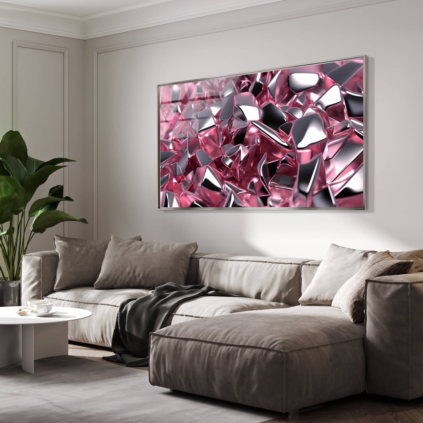 DEKORATİF YATAY CAM TABLO - CF0942