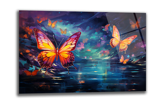 DEKORATİF YATAY CAM TABLO - TT0013