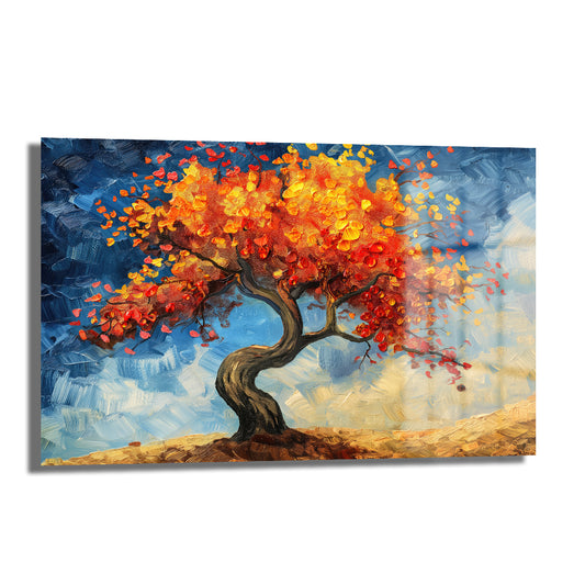 DEKORATİF YATAY CAM TABLO - TT0578