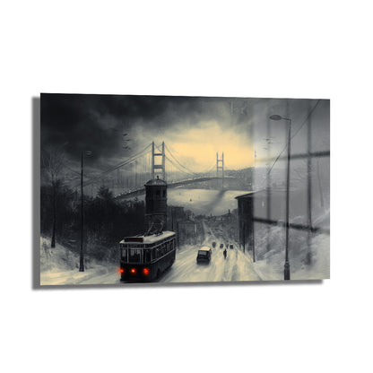 DEKORATİF YATAY CAM TABLO - TT1973